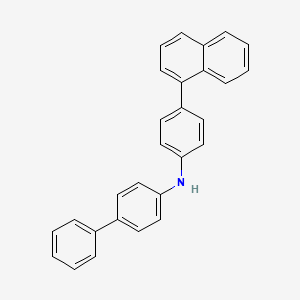 B1427306 N-[4-(1-Naphthyl)phenyl]-4-biphenylamine CAS No. 897921-59-4