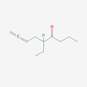 molecular formula C11H18O B14273062 5-Ethylnona-7,8-dien-4-one CAS No. 134511-02-7