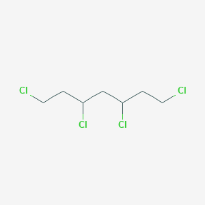 molecular formula C7H12Cl4 B14273222 1,3,5,7-Tetrachloroheptane CAS No. 138107-24-1