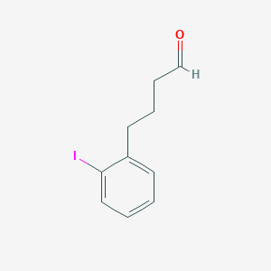 molecular formula C10H11IO B14273239 Benzenebutanal, 2-iodo- CAS No. 171734-11-5