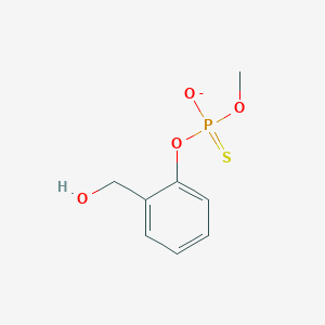 O-[2-(Hydroxymethyl)phenyl] O-methyl phosphorothioate