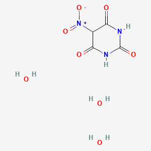 molecular formula C4H9N3O8 B1427329 5-Nitrobarbituric Acid Trihydrate CAS No. 6209-44-5