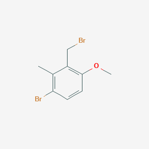 Benzene, 1-bromo-3-(bromomethyl)-4-methoxy-2-methyl-