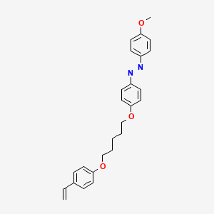 (E)-1-(4-{[5-(4-Ethenylphenoxy)pentyl]oxy}phenyl)-2-(4-methoxyphenyl)diazene