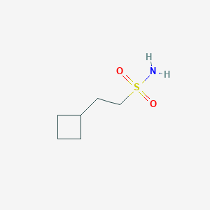 molecular formula C6H13NO2S B1427343 2-环丁基乙烷-1-磺酰胺 CAS No. 1695813-73-0