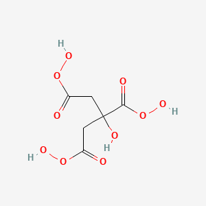 1,2,3-Propanetricarboperoxoic acid, 2-hydroxy-