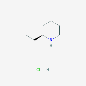 molecular formula C7H16ClN B1427349 (S)-2-Ethylpiperidine hydrochloride CAS No. 558479-16-6