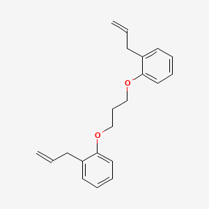 molecular formula C21H24O2 B14273497 1,1'-[Propane-1,3-diylbis(oxy)]bis[2-(prop-2-en-1-yl)benzene] CAS No. 141455-55-2