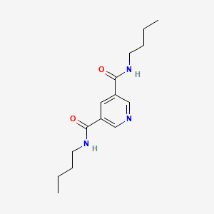 molecular formula C15H23N3O2 B14273516 N~3~,N~5~-Dibutylpyridine-3,5-dicarboxamide CAS No. 180779-40-2