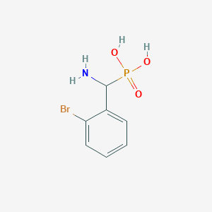 molecular formula C7H9BrNO3P B14273533 Phosphonic acid, [amino(2-bromophenyl)methyl]- CAS No. 174587-52-1