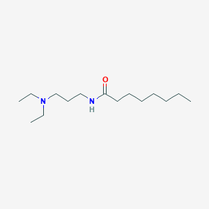 molecular formula C15H32N2O B14273575 N-[3-(Diethylamino)propyl]octanamide CAS No. 168972-13-2