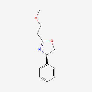 (4R)-2-(2-methoxyethyl)-4-phenyl-4,5-dihydro-1,3-oxazole