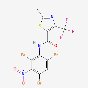 5-Thiazolecarboxamide, 2-methyl-N-(2,4,6-tribromo-3-nitrophenyl)-4-(trifluoromethyl)-