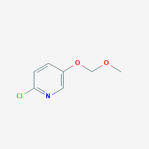 molecular formula C7H8ClNO2 B1427378 2-氯-5-(甲氧基甲氧基)吡啶 CAS No. 877133-56-7