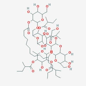 molecular formula C65H110O30 B142739 Woodrosin II CAS No. 156057-52-2