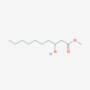 molecular formula C11H22O3 B142741 癸酸甲酯-3-醇 CAS No. 62675-82-5