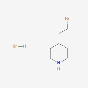 molecular formula C7H15Br2N B1427410 4-(2-Bromoethyl)piperidine hydrobromide CAS No. 69712-10-3