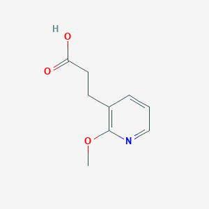 molecular formula C9H11NO3 B1427411 3-(2-Methoxy-3-pyridinyl)propanoic acid CAS No. 944998-13-4