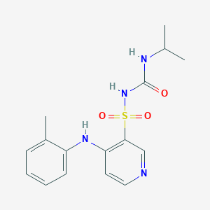 1-[4-(2-Methylanilino)pyridin-3-yl]sulfonyl-3-propan-2-ylurea