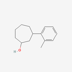 3-(2-Methylphenyl)cycloheptan-1-ol