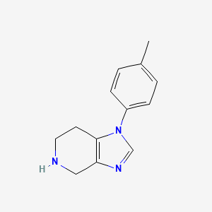 molecular formula C13H15N3 B1427453 1-(4-甲基苯基)-1H,4H,5H,6H,7H-咪唑并[4,5-c]吡啶 CAS No. 1339149-89-1