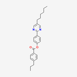 4-(5-Hexylpyrimidin-2-YL)phenyl 4-propylbenzoate