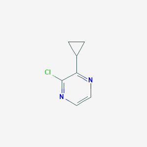 molecular formula C7H7ClN2 B1427456 2-氯-3-环丙基吡嗪 CAS No. 136819-11-9