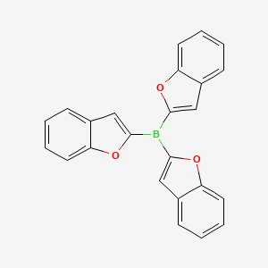 Bis(1-benzofuran-2-yl)(1-benzofuran-2-yl)borane