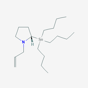 (2S)-1-(Prop-2-en-1-yl)-2-(tributylstannyl)pyrrolidine