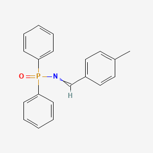 N-[(4-Methylphenyl)methylidene]-P,P-diphenylphosphinic amide