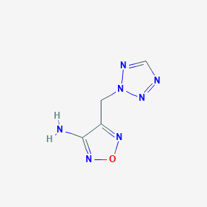 4-[(2H-Tetrazol-2-yl)methyl]-1,2,5-oxadiazol-3-amine