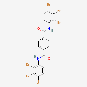 N~1~,N~4~-Bis(2,3,4-tribromophenyl)benzene-1,4-dicarboxamide