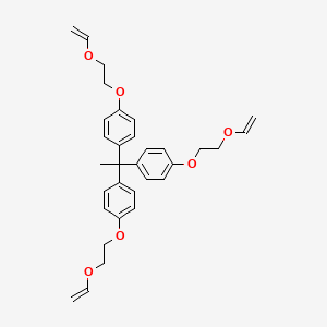 1,1',1''-(Ethane-1,1,1-triyl)tris{4-[2-(ethenyloxy)ethoxy]benzene}