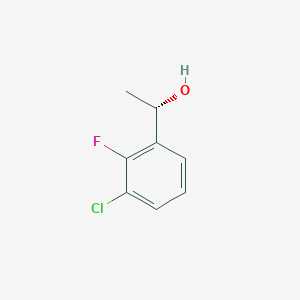 molecular formula C8H8ClFO B1427465 (1S)-1-(3-chloro-2-fluorophenyl)ethan-1-ol CAS No. 1344948-04-4