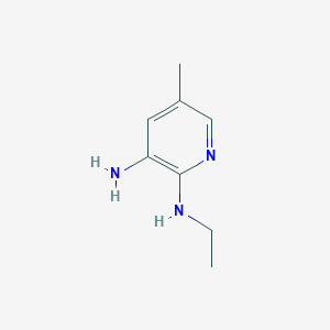 molecular formula C8H13N3 B1427467 2-N-乙基-5-甲基吡啶-2,3-二胺 CAS No. 1215946-13-6