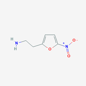 molecular formula C6H8N2O3 B1427470 2-(5-Nitrofuran-2-yl)ethanamine CAS No. 1342788-32-2