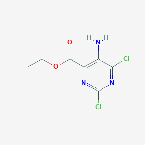 B1427482 Ethyl 5-amino-2,6-dichloropyrimidine-4-carboxylate CAS No. 54368-62-6