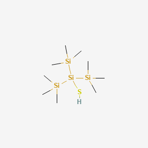 2-Trisilanethiol, 1,1,1,3,3,3-hexamethyl-2-(trimethylsilyl)-