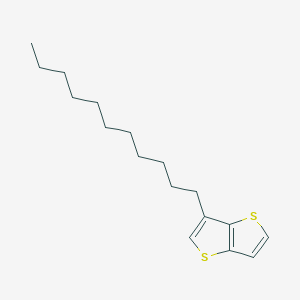 molecular formula C17H26S2 B1427487 3-Undecylthieno[3,2-b]thiophene CAS No. 950223-97-9