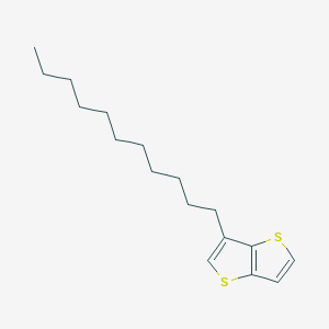 molecular formula C17H26S2 B1427487 3-十一烷基噻吩并[3,2-b]噻吩 CAS No. 950223-97-9