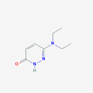 molecular formula C8H13N3O B1427488 6-(二乙氨基)嘧啶-3(2H)-酮 CAS No. 88259-92-1