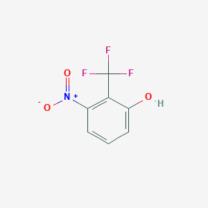 molecular formula C7H4F3NO3 B1427489 3-硝基-2-(三氟甲基)苯酚 CAS No. 731002-53-2