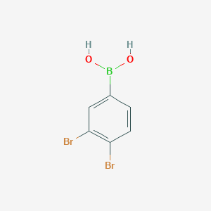 molecular formula C6H5BBr2O2 B1427494 3,4-Dibromophenylboronic acid CAS No. 1228180-83-3
