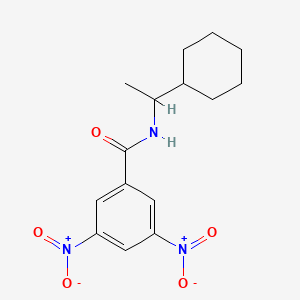 N-(1-Cyclohexylethyl)-3,5-dinitrobenzamide