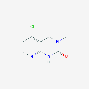 molecular formula C8H8ClN3O B1427499 5-氯-3-甲基-3,4-二氢吡啶并[2,3-d]嘧啶-2(1H)-酮 CAS No. 1265634-91-0