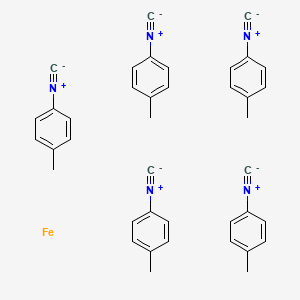 Iron;1-isocyano-4-methylbenzene