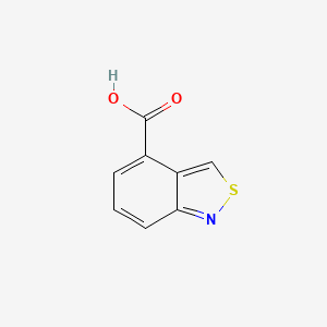 molecular formula C8H5NO2S B1427503 苯并[c]异噻唑-4-羧酸 CAS No. 56910-99-7