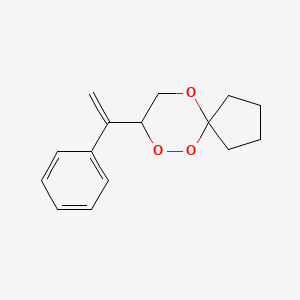 6,7,10-Trioxaspiro[4.5]decane, 8-(1-phenylethenyl)-