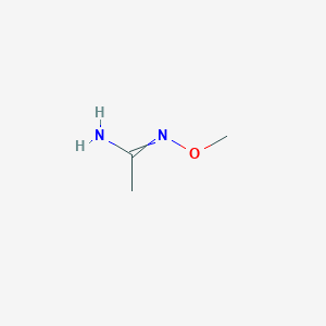 molecular formula C3H8N2O B14275039 N'-methoxyethanimidamide CAS No. 133382-85-1