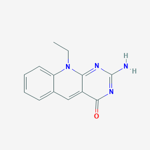 2-amino-10-ethylpyrimido[4,5-b]quinolin-4(10H)-one